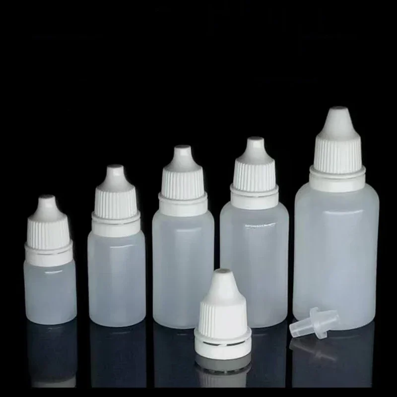 Refillable Bottle Squeeze Bottle Refillable Empty Bottle Refillable Cosmetic Bottle Cosmetic Bottle Set Refillable Liquid Container Refillable Bottle Set Dropper Bottle 50Pcs 5ML/10ML/15ML/20ML/30ML/50ML/100ML PE Plastic Dropper Bottles Empty Squeezable Eye Liquid Travel Paint Containers