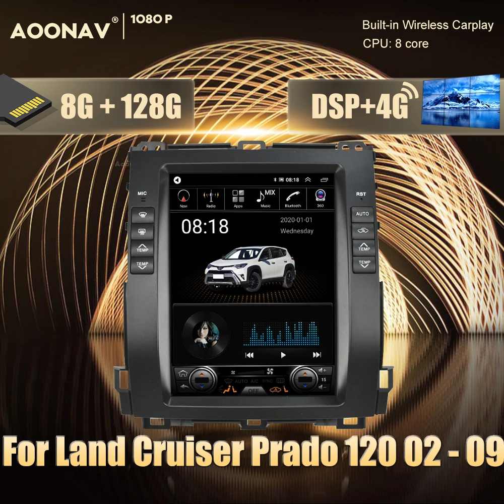 超安い カーラジオのためのレクサスgx470車ステレオマルチメディアプレーヤートヨタランドクルーザープラド1 02 09 Autoradio Carplay Google 売り たい Talmageconstruction Com