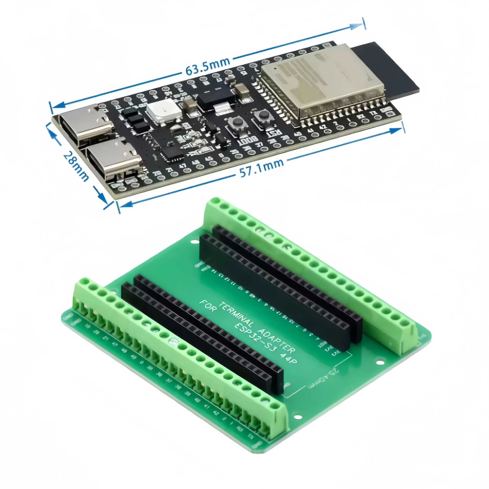 ตัวเลือกสินค้า บอร์ดพัฒนา ESP32-S3 ไร้สาย รองรับ WiFi Bluetooth BLE 5.0 Mesh