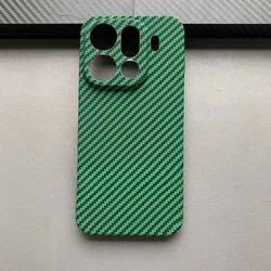 Ultra - Thin Carbon Fiber Pattern Business Case - Shockproof and Lightweight Design - OPPO Reno15 Pro (Dark green)