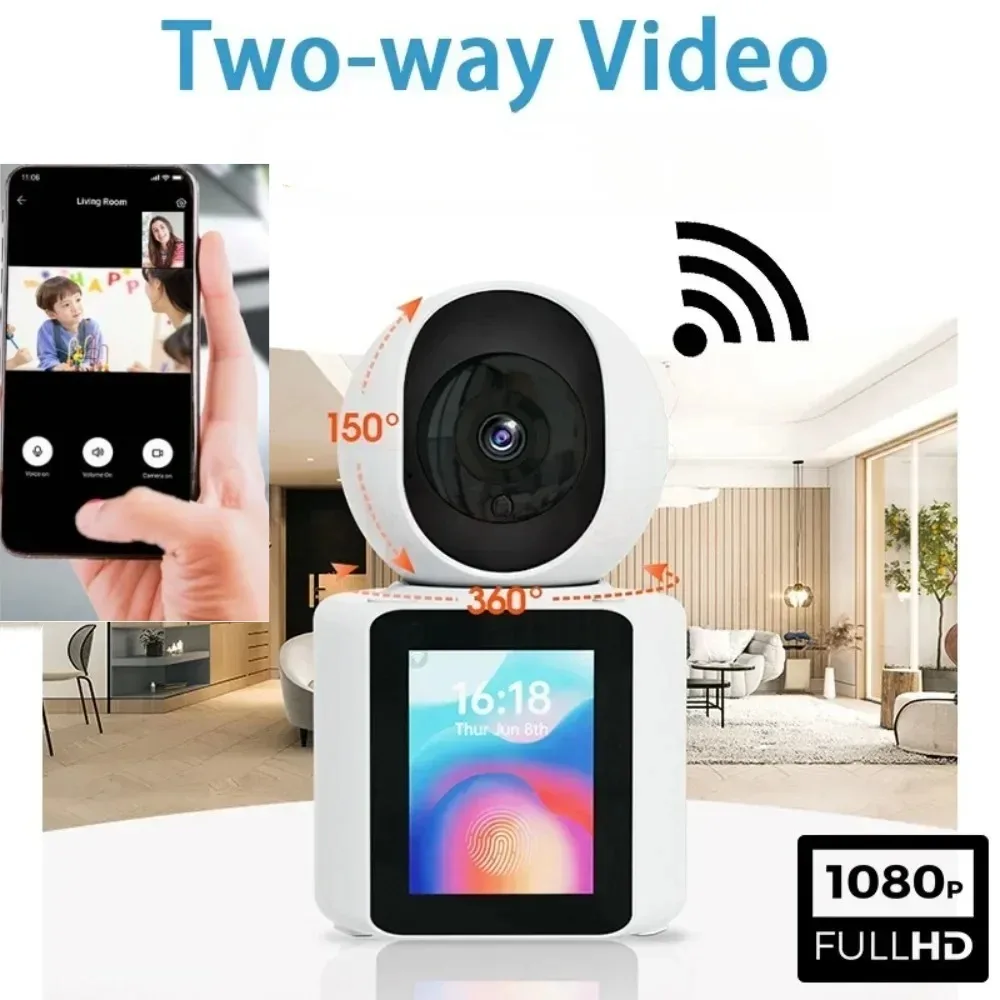 

1080P HD Mini Camera WiFi Two Way Video Camcorder Indoor Smart Home Night Vision Baby Cam Security Protection Monitor Recorder