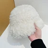 Knitted Woolen Hat With Thick Head Circumference Warm And Versatile Plush Hat 5