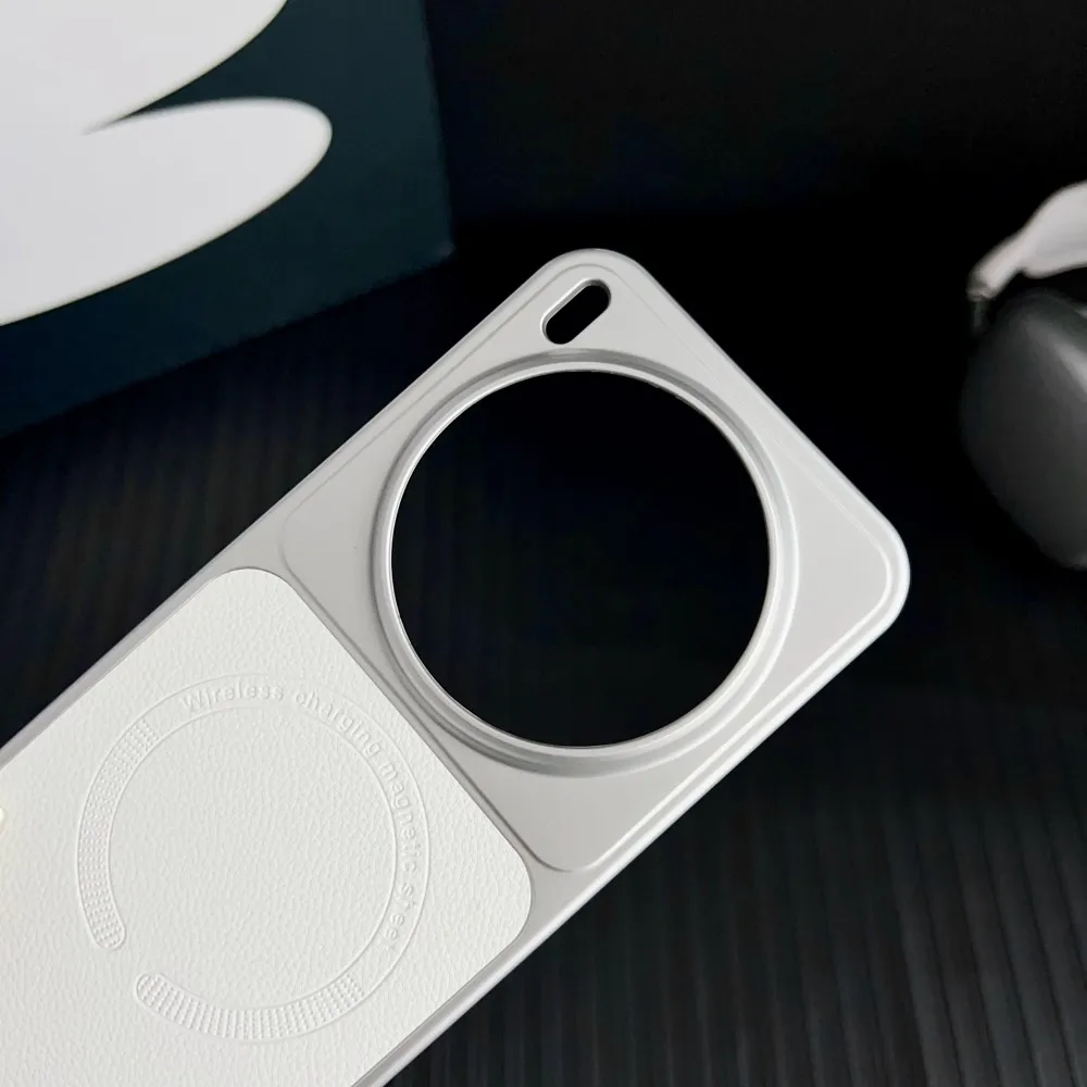 Fashion INS Color Skin-friendly PU Leather Magnetic Charge Shockproof Business Case