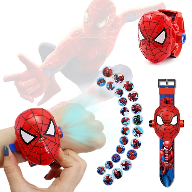 Montre Enfant Disney Spiderman - Time Teacher - Montre Spiderman - Disney -  Rouge