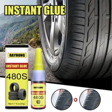 

480S Car Adhesives Tire Repair Glue Sealers Super Caulk Car Rubber Repair Tire Glue Window Speaker Seal Tire Repair Glue ​Mighty