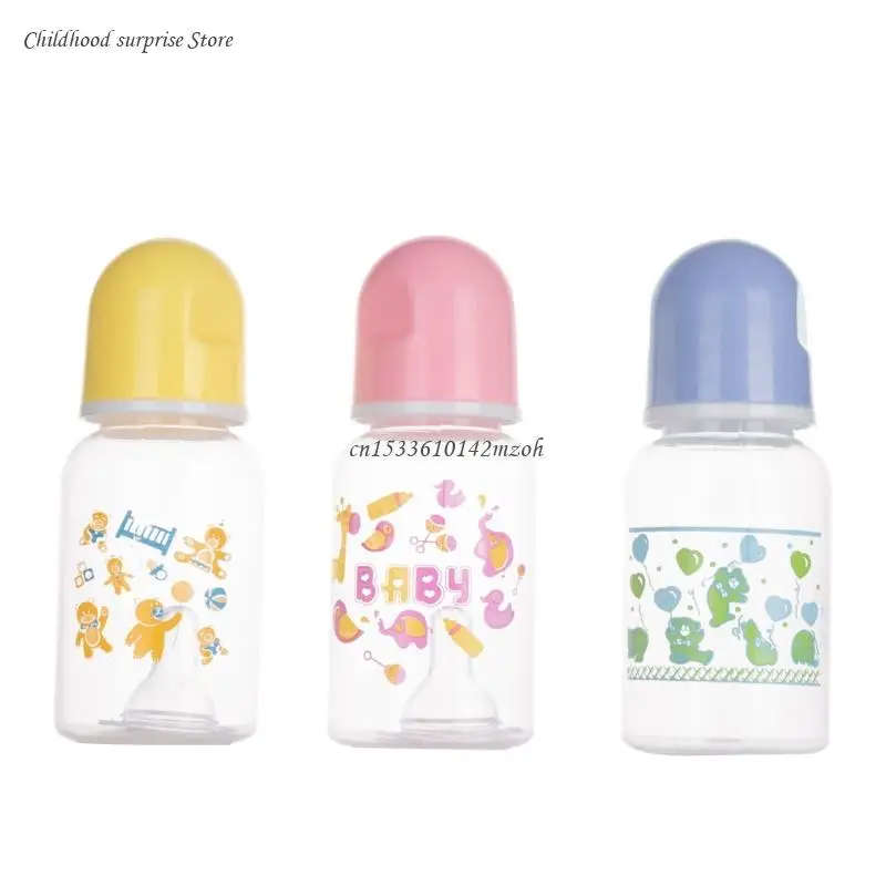 Biberon d'allaitement pour bébé 125ml, biberon à lait pour nouveau-né,  bouteille en plastique PP, 5 pouces, livraison directe