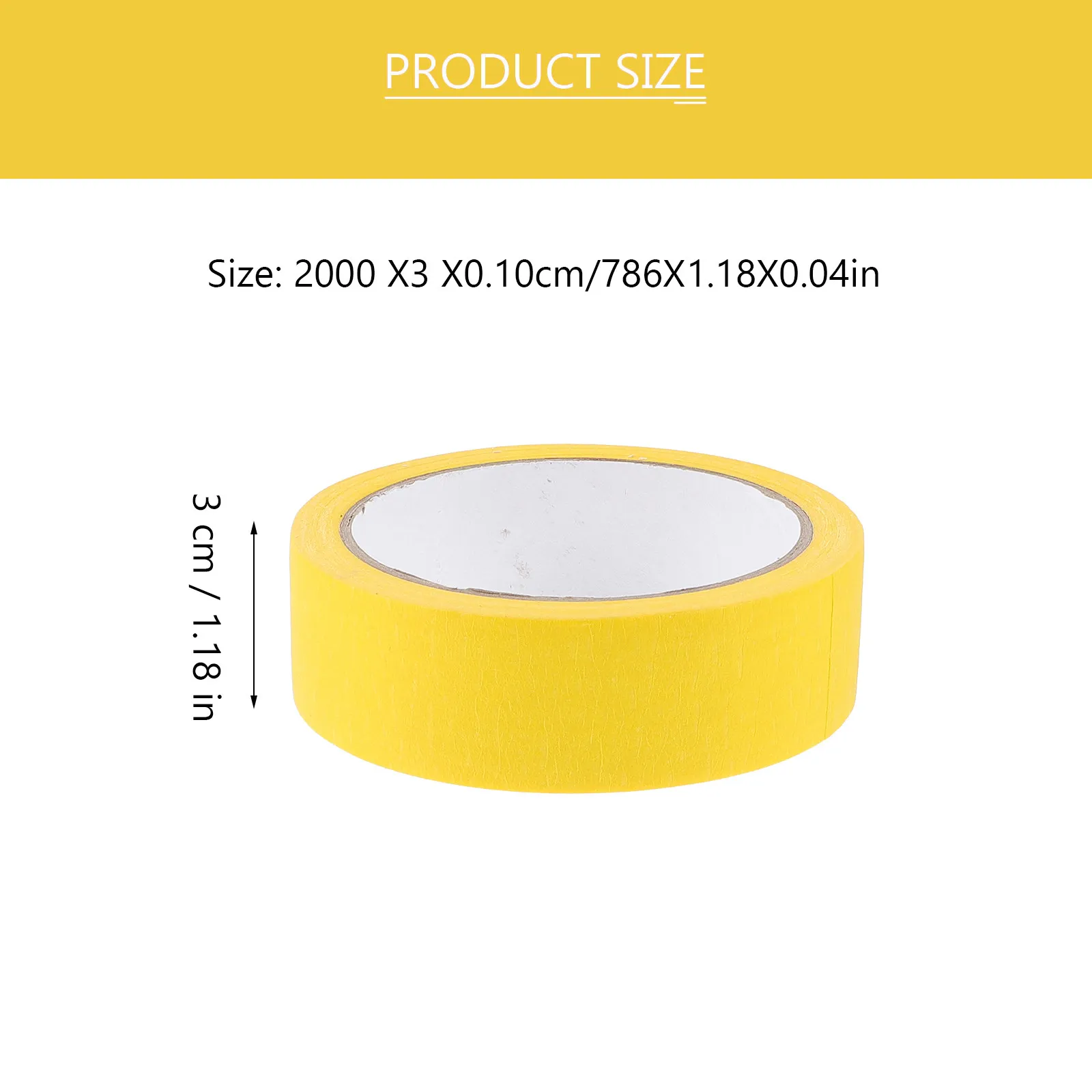 4롤 아트 페인터 테이프, 쉽게 떼어낼 수 있는 마스킹 테이프, 스프레이 페인팅, 자동차 도색, DIY 프로젝트용, 깨끗하게 제거 가능, 잔여물 없음