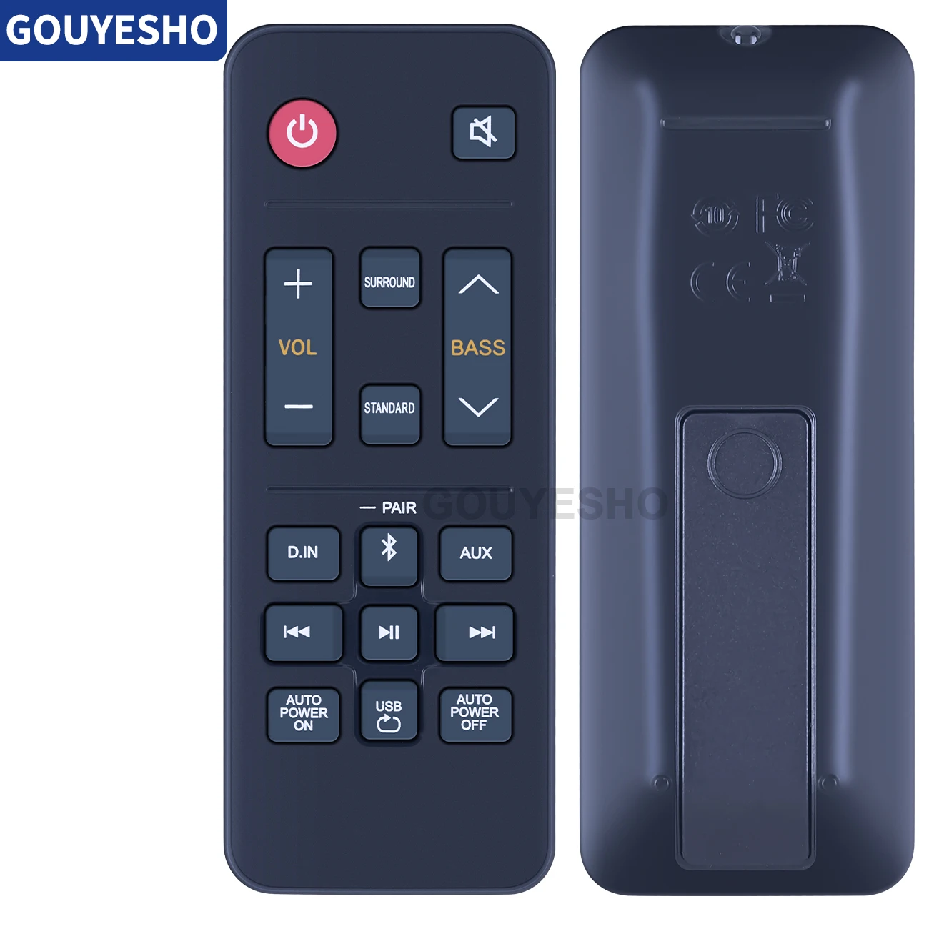Controle Remoto para Samsung tv Mate Soundbar Sistema de Áudio Hw-t400 za T400 zc Ah8109662a 09661a Hw-n300 N300 zc Canais Novo - Image 5
