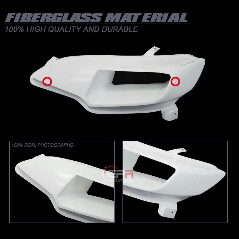 

For 14-18 FIT/Jazz GK5 EPA Type Headlight Air Duct LHD Driver Side FRP Unpainted Trim Bodykits