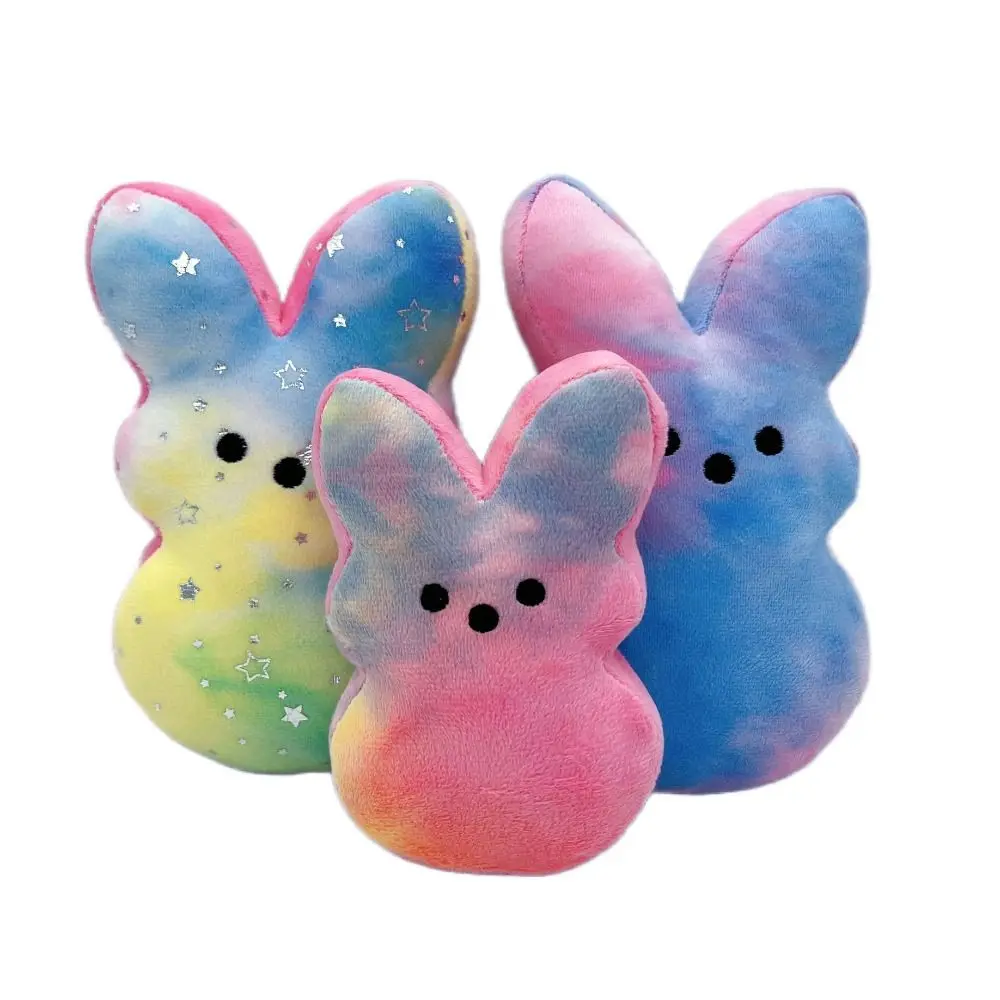 

15-25cm Colorful Plush Bunny Rabbit Peep Easter Toys Simulation Stuffed Animal Doll For Kids Children Soft Pillow Gifts Girl Toy