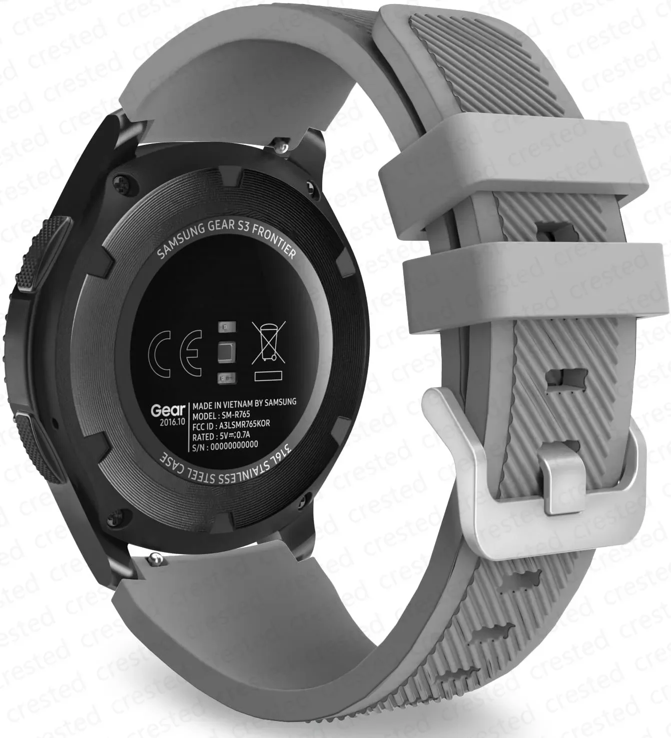 Soft Silicone Sport Strap - 22mm Bracelet