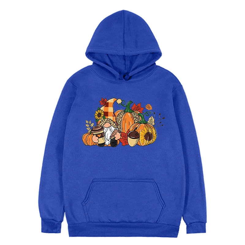 Thanksgiving SweatShirt Gnome Shirt Pumpkin Hoodie Cute Thanksgiving Top Happy Thanksgiving Sweatshirt Fall m