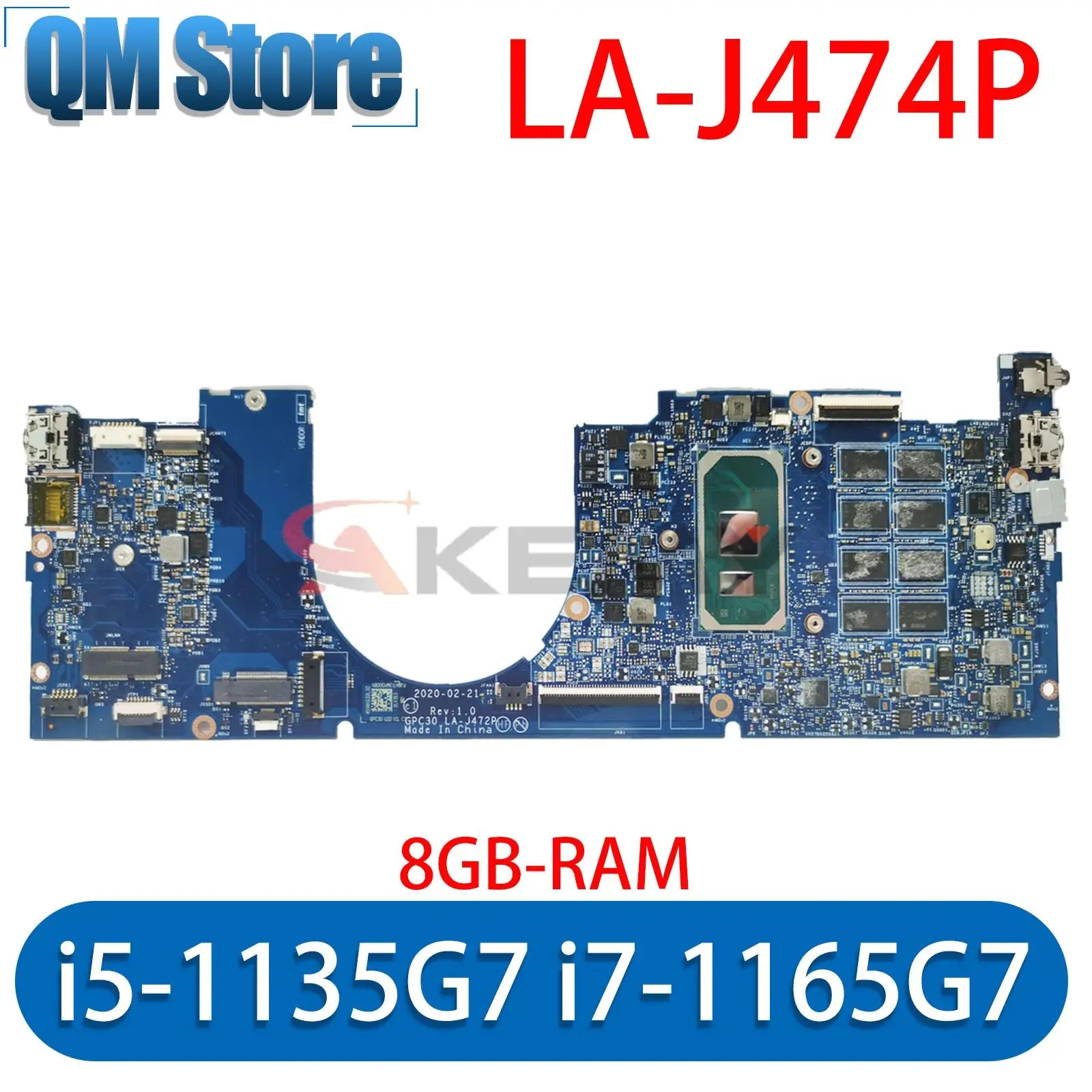 

Placa Base GPT30 LA-J474P для HP Envy 13-BA Материнская плата ноутбука