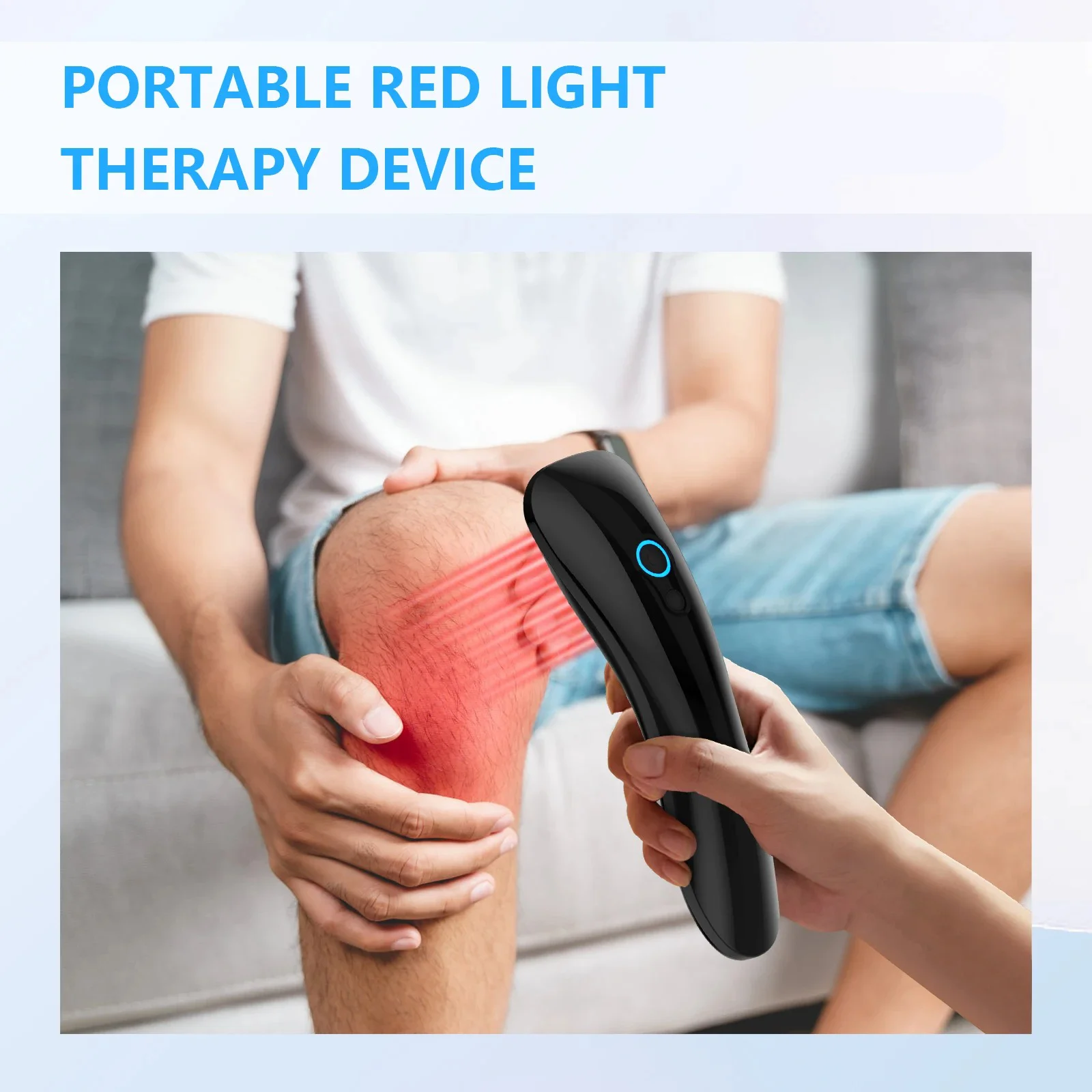 Cold Laser Therapy Device 650nm 850nm Sport Injuries Sciatica Heel Spurs Neck Pain Relief Pet Red Light Therapy