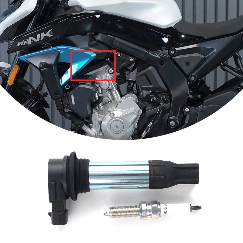 CFMOTO 675NK 점화 코일 스파크 플러그 키트 675 NK 고전압 캡 엔진 시동 시스템 오토바이 순정 부품