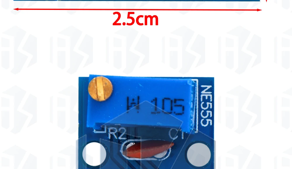 1 ~ 5 Stück egbo ne555 Pulsfrequenz-Tast verhältnis einstellbares Modul Rechteck welle 5V-12V Signal generator für Arduino Smart Car – Detail 5