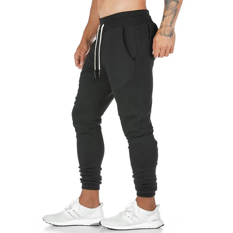 Men's Lightweight Gym Jogger Pants Breathable Hiking Jogging Runing Stretch Exercise Workout Sweatpants with Zipper Pocket Pants 4
