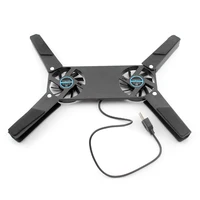 USB Powered Foldable Cooler Pad with Double 60mm Fans Laptop Stand Notebook Cooling Pad for Notebook Laptop PC Computer - Image 3