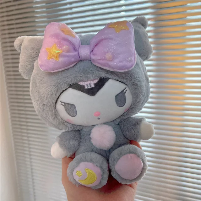 2022 Sanrio Cartoon Kawali Kuromi Hello Kitty My Melody Cinnamoroll Pillow Plush Toys Soft Stuffed Dolls for Kids Birthday Gifts 3