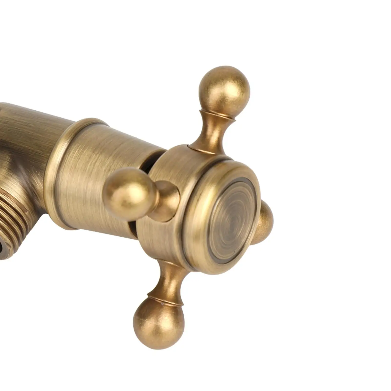 Antique Brass Water Control Valve for Bathroom Tap 1/2 Inch Brass Angle Valve Hardware