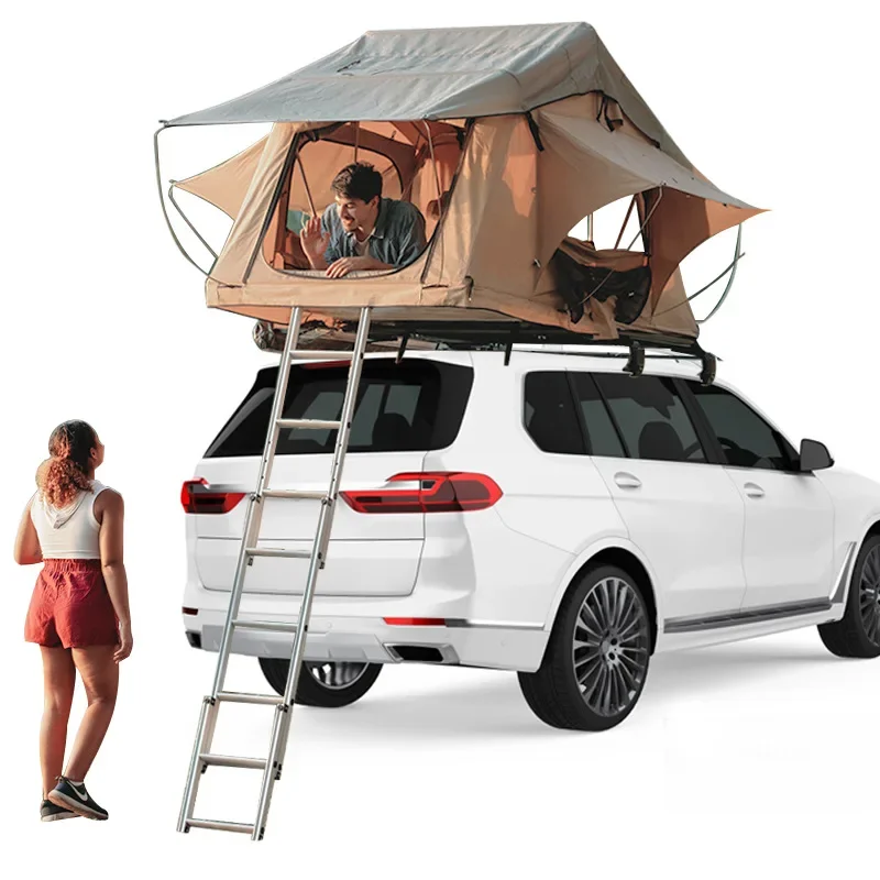 

Aluminum alloy outdoor rainproof camping car top roof tent custom