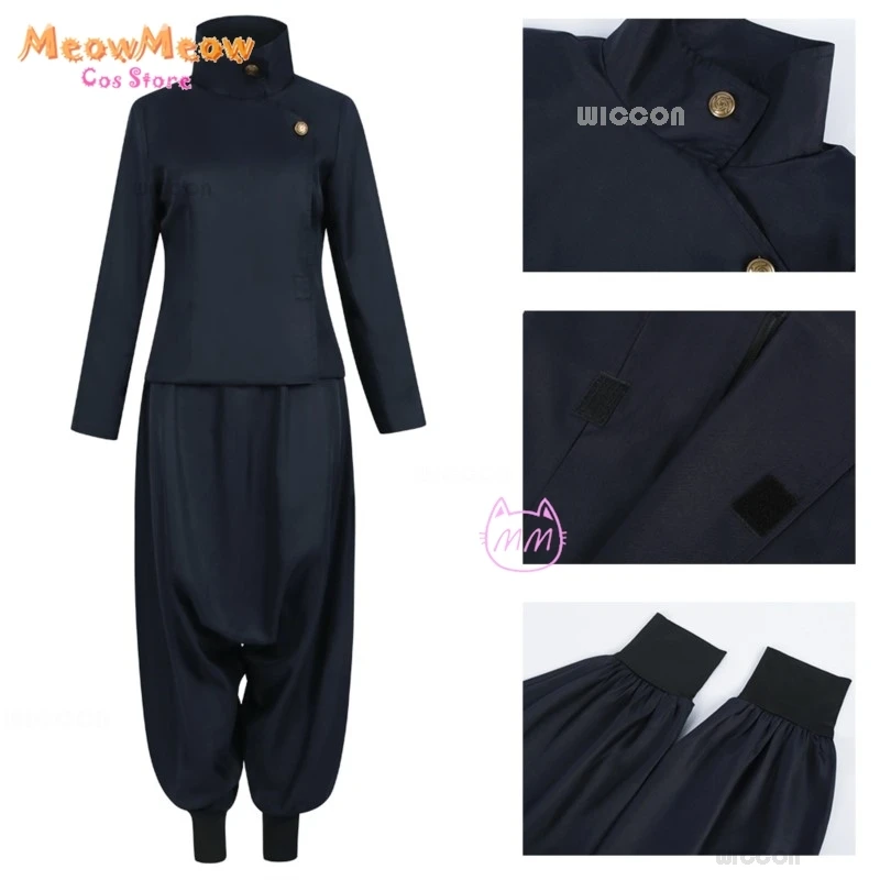 

JJK Mai Zenin Cosplay Costume Wig Pants Suit Outfit Women Zen in Mai Adult Women Halloween Carnival Party Role Play Uniforms