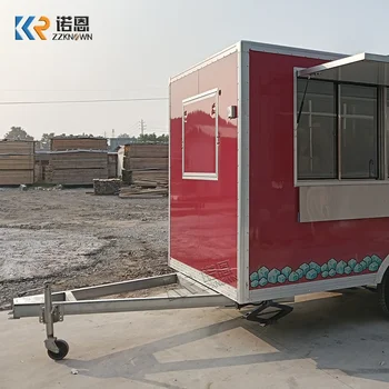 Attrezzatura Interna Personalizzabile per Rimorchio Mobile per Alimenti |   Camioncino Economico Completamente Attrezzato per Catering di Tacos, Pizza e Gelati