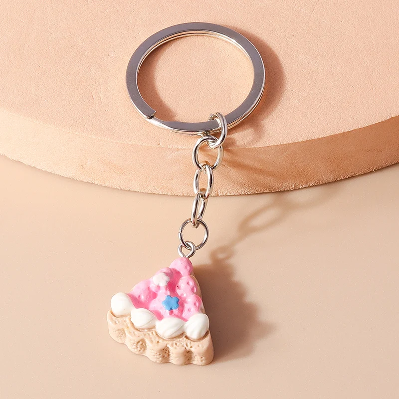 Niedlicher Harz-Simulations-Schlüsselanhänger für Lebensmittel, Kekse, Schokolade, Schlüsselanhänger für Autoschlüsselhalter, Handtasche, Anhänger, DIY-Schmuck, Geschenke – Detail 12