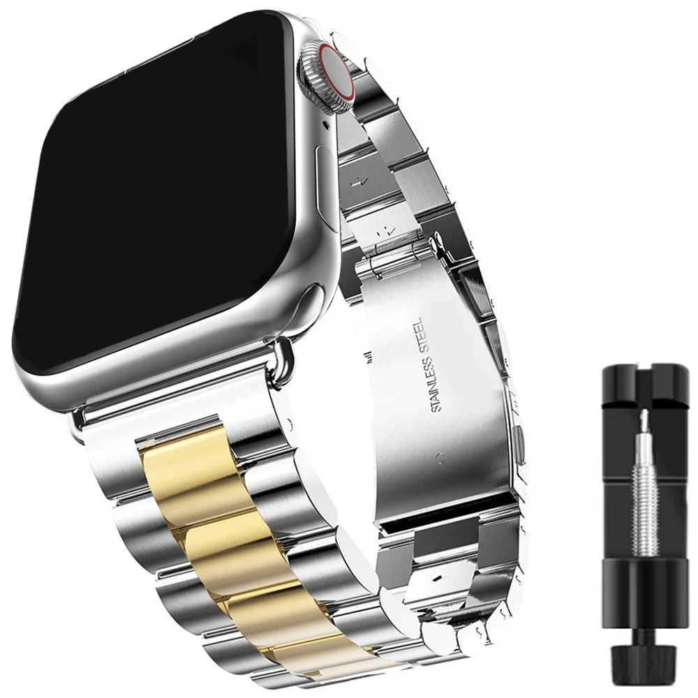 Stainless Steel Strap For Apple Watch Band Series 11/10/9/8/7/6/5/4/3/SE 3 thumbnail 5
