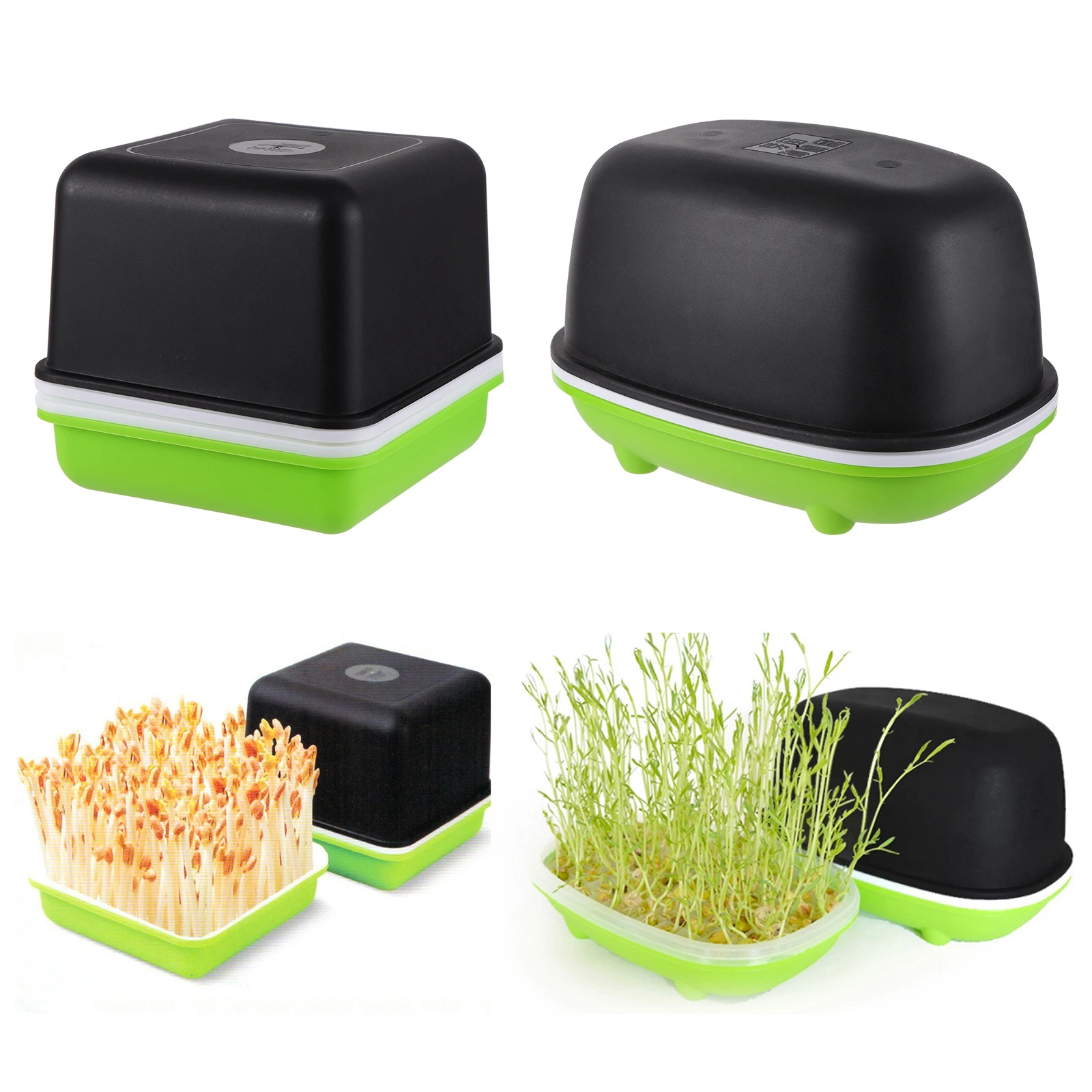 Seed-Sprout-Tray-Garden-Hydroponic-Peanut-Sprouting-Box-Pea-Bean ...