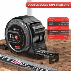 High Precision Waterproof & Anti-Corrosion Tape Measure (7.5m)