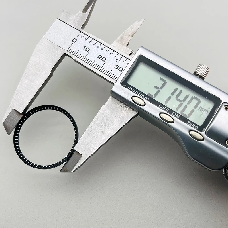 Assista Capítulo Anéis Apto para Seiko 6105 6309 Tartaruga Capitão Willard Case de Mergulho Movimento Assista Peças de Reparação Mod 31.4 mm Nh35 Nh36 - Image 6