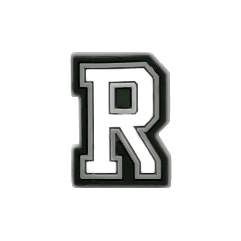 Wholesale PVC Shoe Accessories - White Letter Name Badges for Clogs, Pins, and Decorations