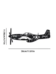 Vintage - Inspired Classic Metal Biplane | Industrial Style Iron Airplane Decor (TY - 365)