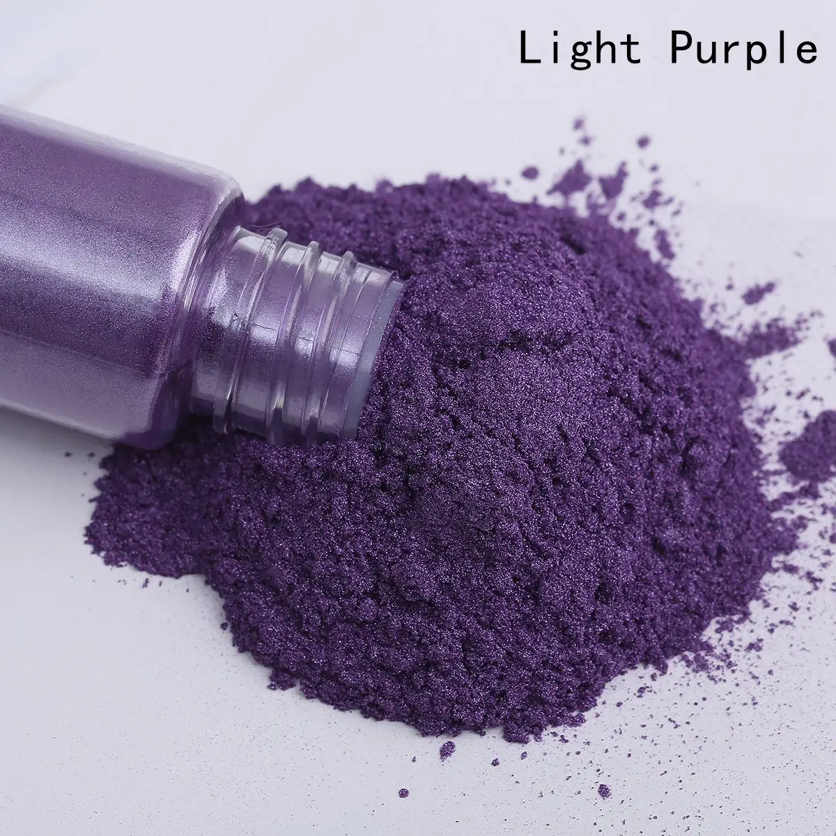Purple Natural Mica Powder Pigments for DIY Art and Crafts - 25ml Shimmering Resin and Nail Gel Enhancer