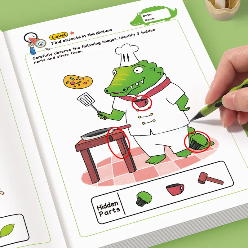 Interactive Children's Activity Book: Hidden Item & Pattern Discovery Adventure