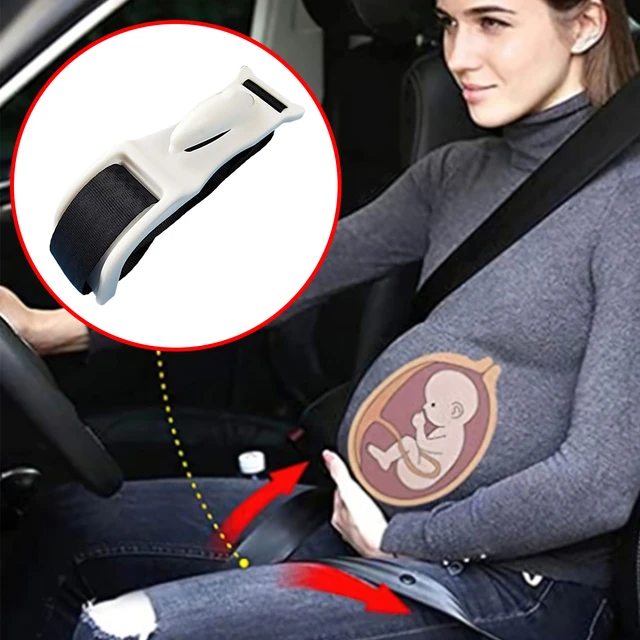 Ajustador de cinturón de seguridad de coche para embarazadas, comodidad y  seguridad para madres de maternidad, protección del vientre, bebé no  nacido, mujer embarazada, conducción, cinturón seguro - AliExpress