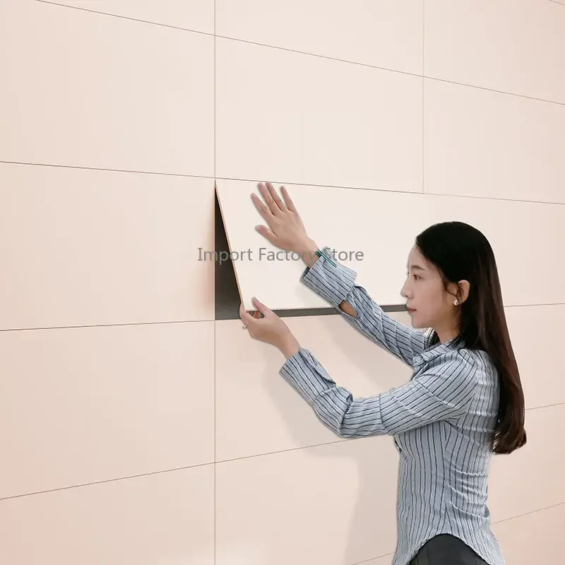 

Skin Feel Self-adhesive Wall Stickers Bedroom Living Room Wall Decorative Stickers Waterproof Bathroom Kitchen Wall Wallpaper