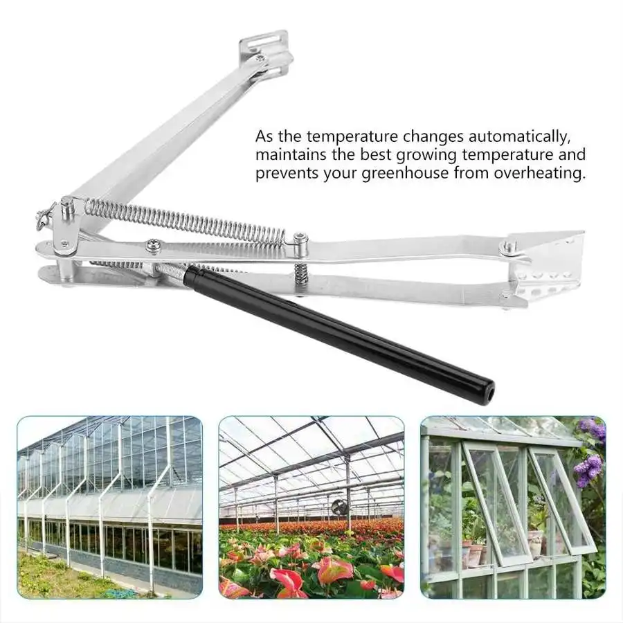 Automatic Window Opener Solar Heat Sensitive Thermo Greenhouse Vent Window Open Agricultural Auto Roof Opening Garden Tool