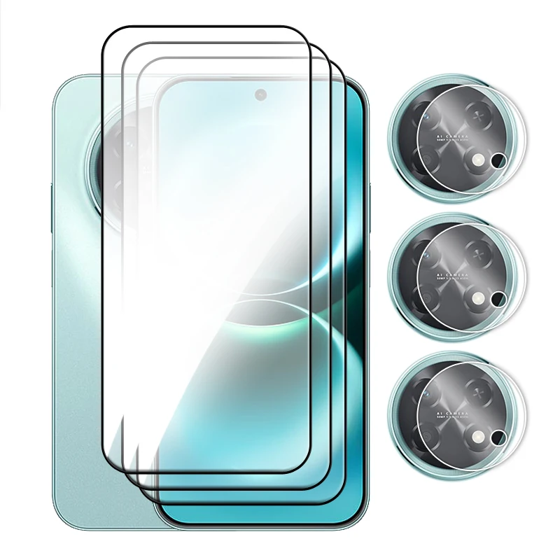 Premium Full Cover Tempered Glass Screen and Lens Protector
