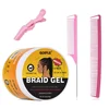 GOIPLE Natural High Shine Residue Free Braid Gel for Locks and Twist Cornrows Smooth Styling Cream Clips Comb Modeling Products 1