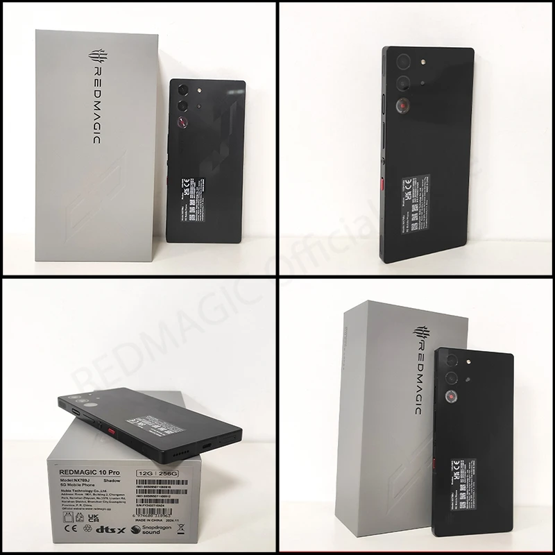 Original RedMagic 10 Pro 5G Global Version Gaming Mobile Phone 6.853" Snapdragon 8 Elite 7050mAh 80W Charge 50MP NFC 5