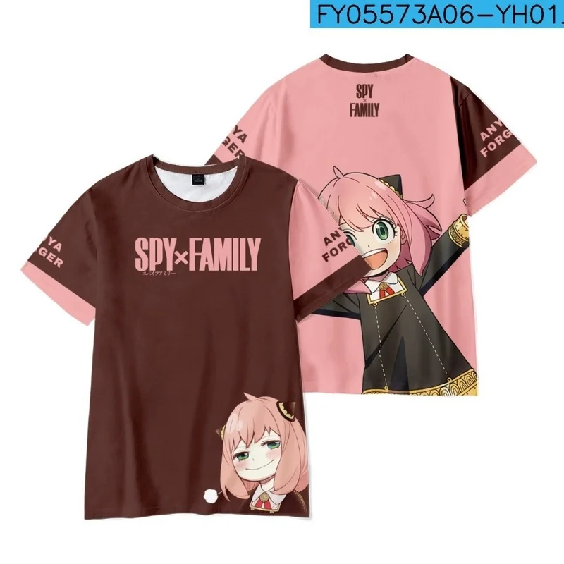  X   Ű t   Anya Forger Anime Tee ִϸ̼ м Streetwear o  ϶ ž ڽ õ
