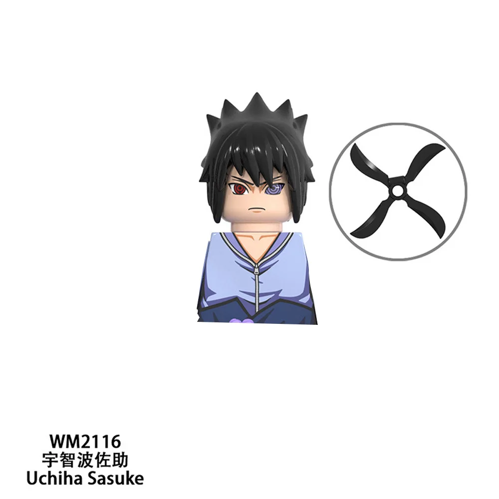 Anime Naruto Series Building Blocks Doll Namikaze Minato Uchiha Sasuke Mini Action Figure Doll Home Decorations Holiday Gifts