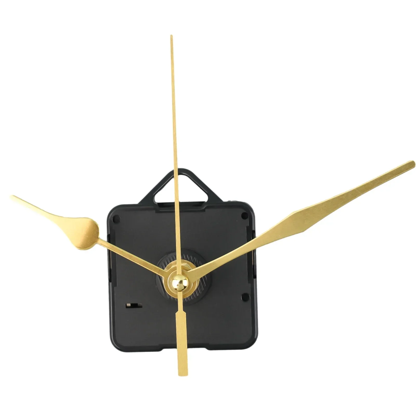 Wall Quartz Clock Movement Accessory Kit DIY Clock Spindle Mechanism Repair Kit Silent Quartz Movement Gold Hands Long Hands Convenient Design For Clock Repairing