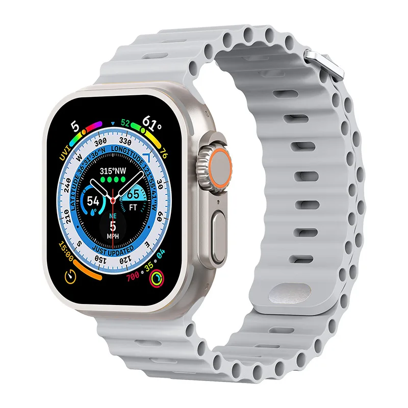 Ocean Silicone Strap for Smartwatch - Durable and Stylish Bracelet Band