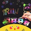 4 Books Rainbow Scratch Paper Art Notebooks Scratch Note Pads Rainbow Black Scratch Off Note Sheet for Boys Girls Birthday Gift 6