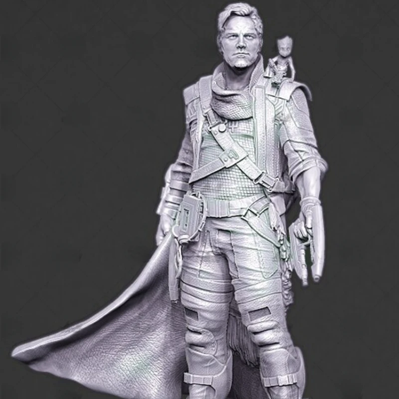 

Anime Figure Cosmic Wanderer 1/18 Scale 125mm Total Height Miniatures Resin Model Kit Unassembled and Unpainted Diy Toys Gifts
