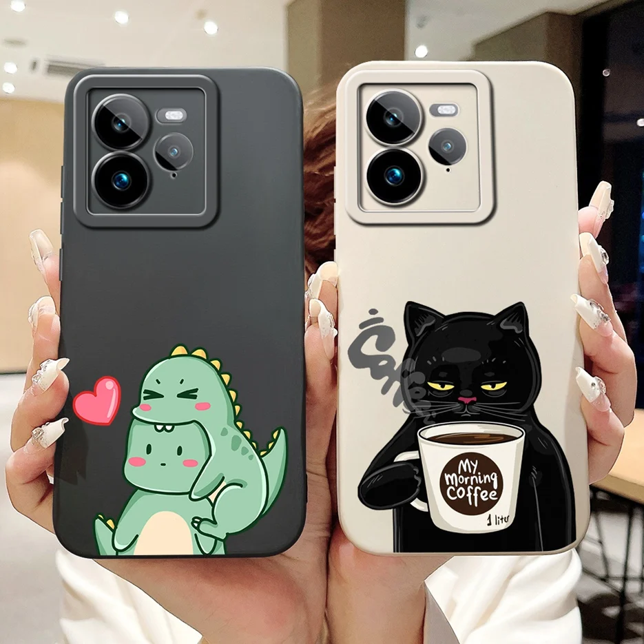 Cute Fashion Cartoon Soft TPU Phone Case - Stylish Protective Back Cover