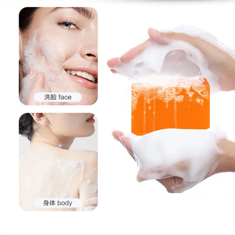 Handmade Whitening Soap Skin Care Deep Cleaning Moisturizing Cleansing Essential Temperate Soap Brighten Skin Kojic Acid Soap